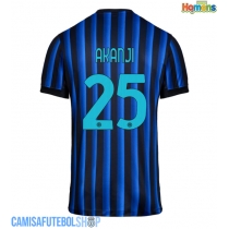 Camisa de time de futebol Inter Milan Manuel Akanji #25 Replicas 1º Equipamento 2025-26 Manga Curta